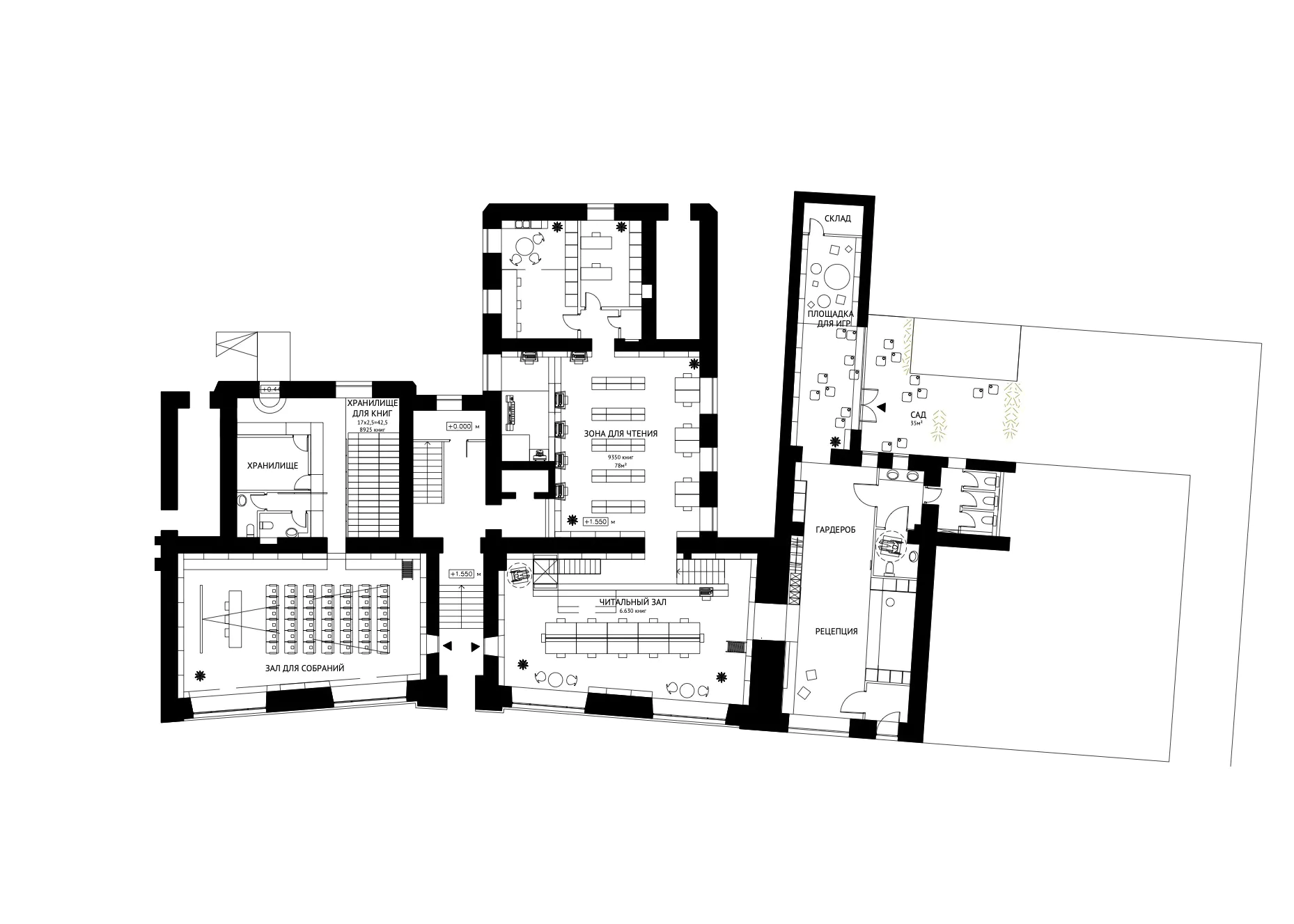 Библиотека им. Ф.М.Достоевского drawings