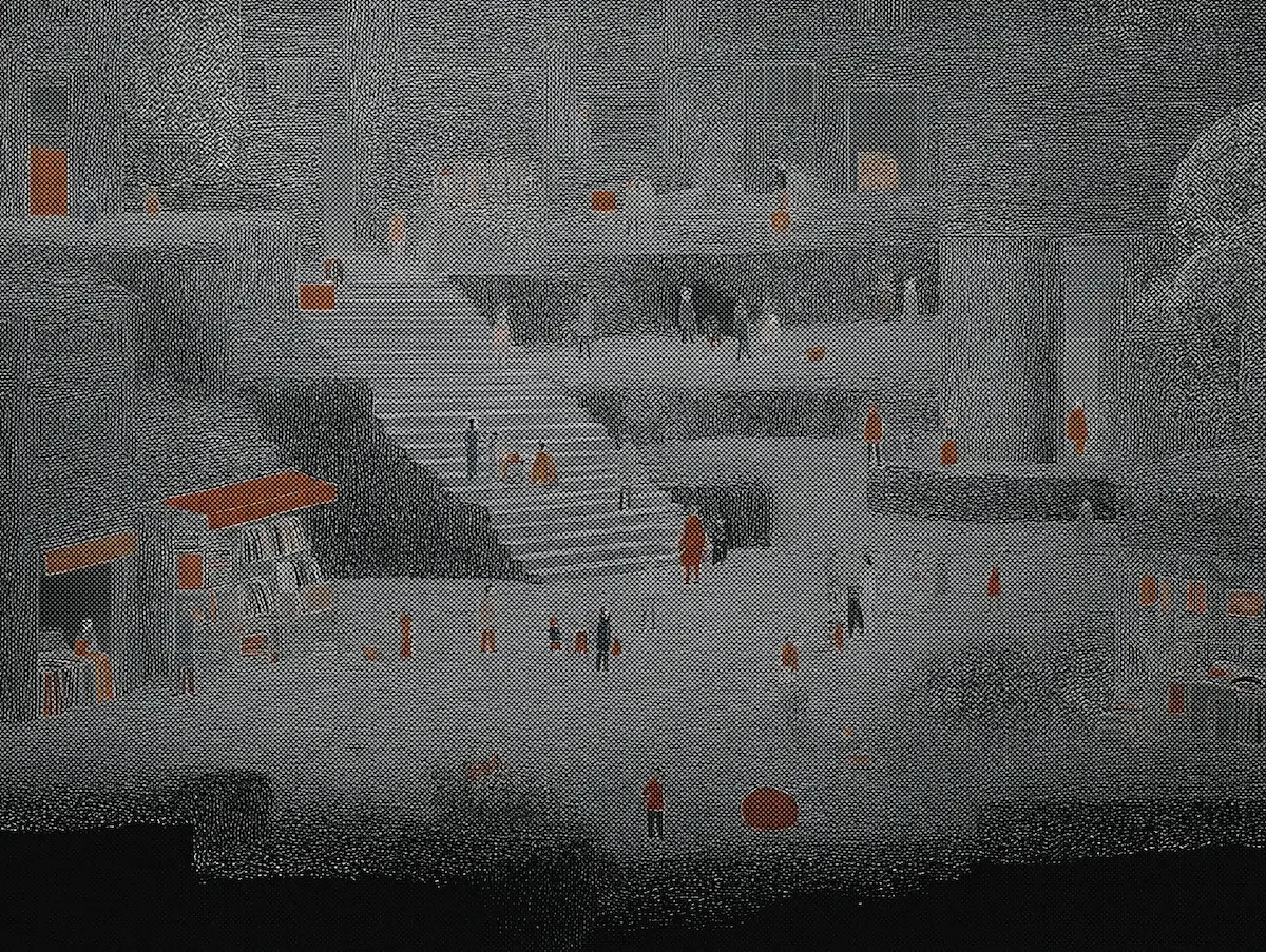 Художественное оформление строительного ограждения дома K7/11 11