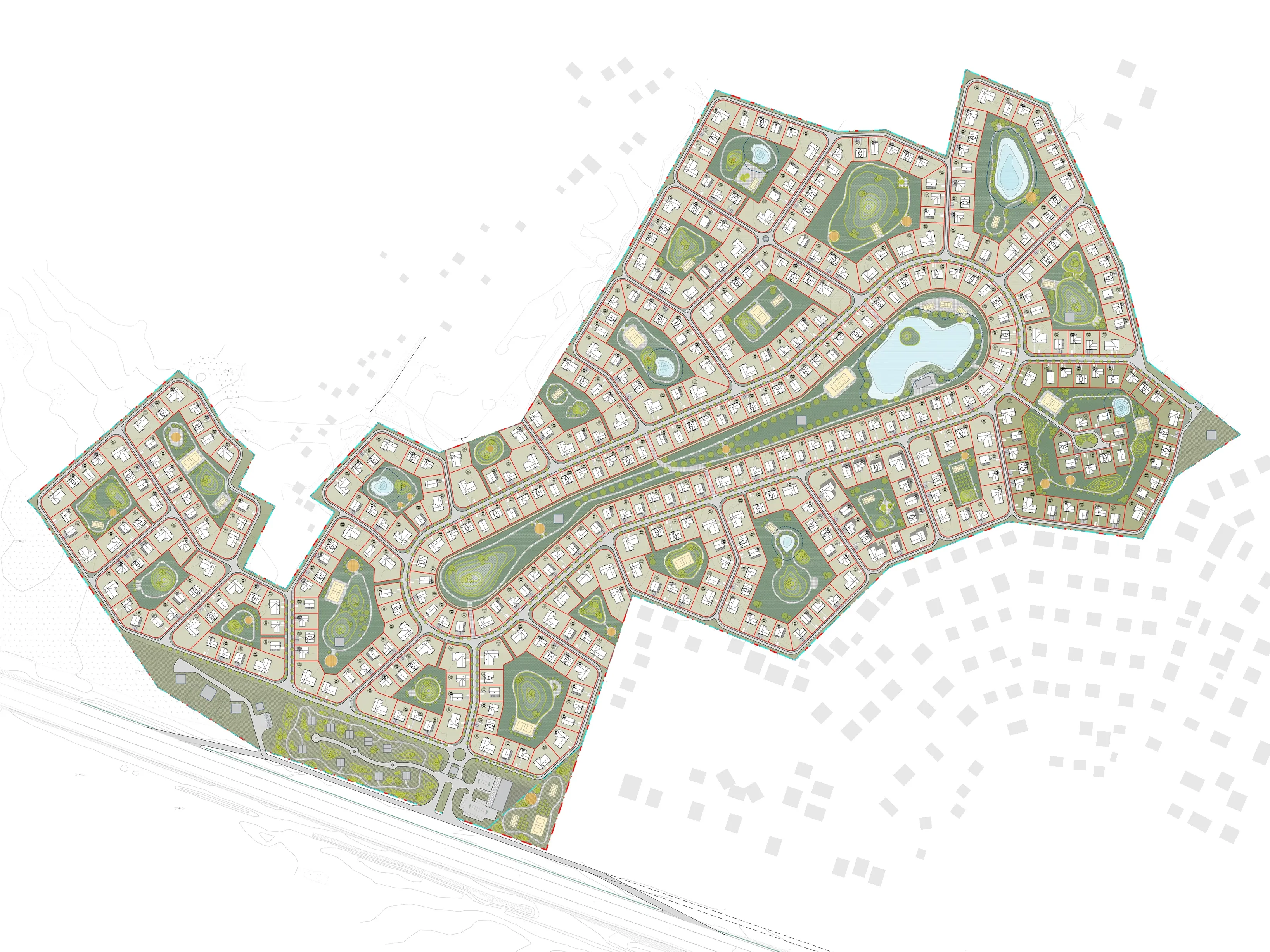 Мастерплан Котово drawings