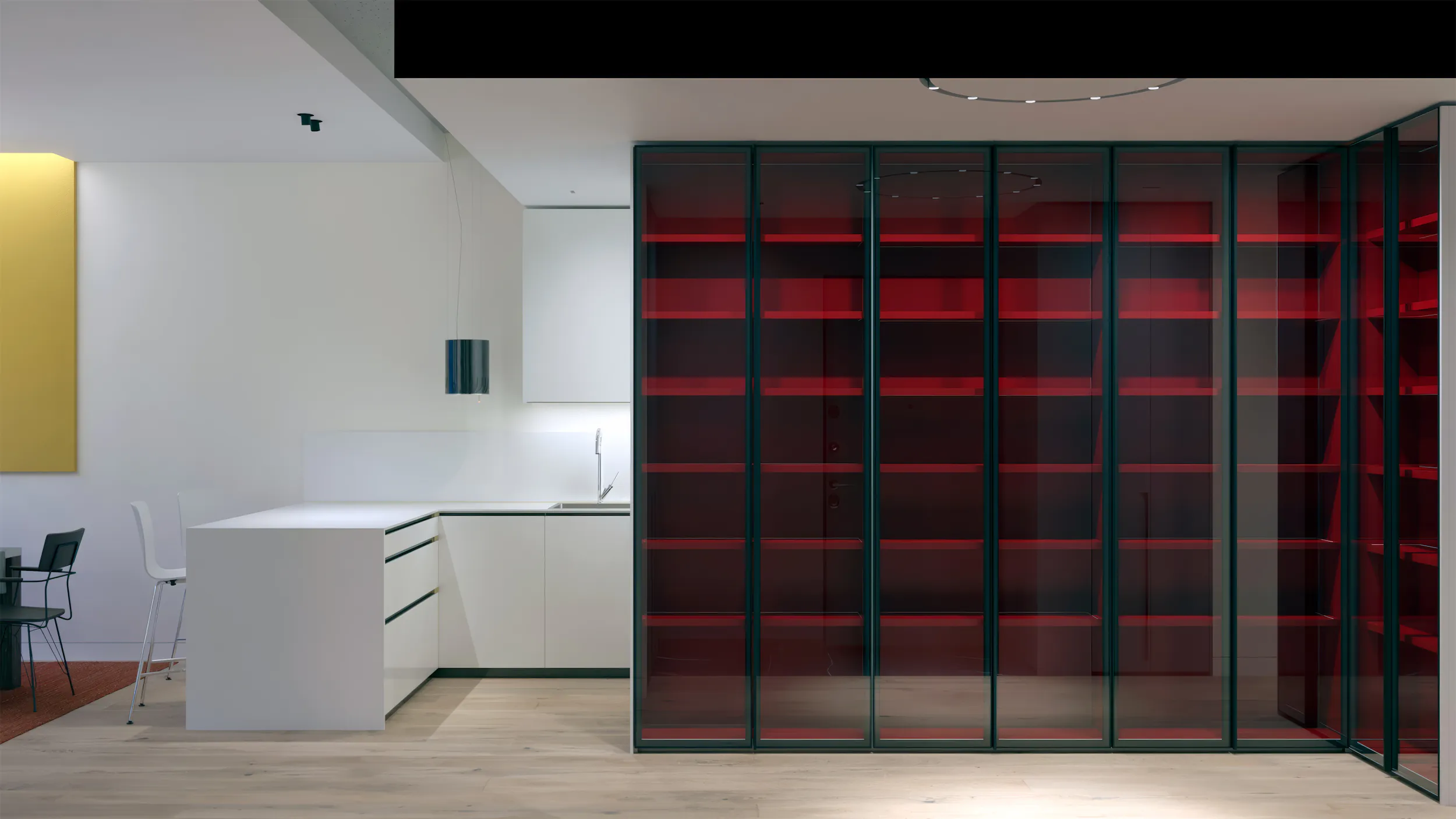 Квартира с библиотекой и кабинетом для режиссёра