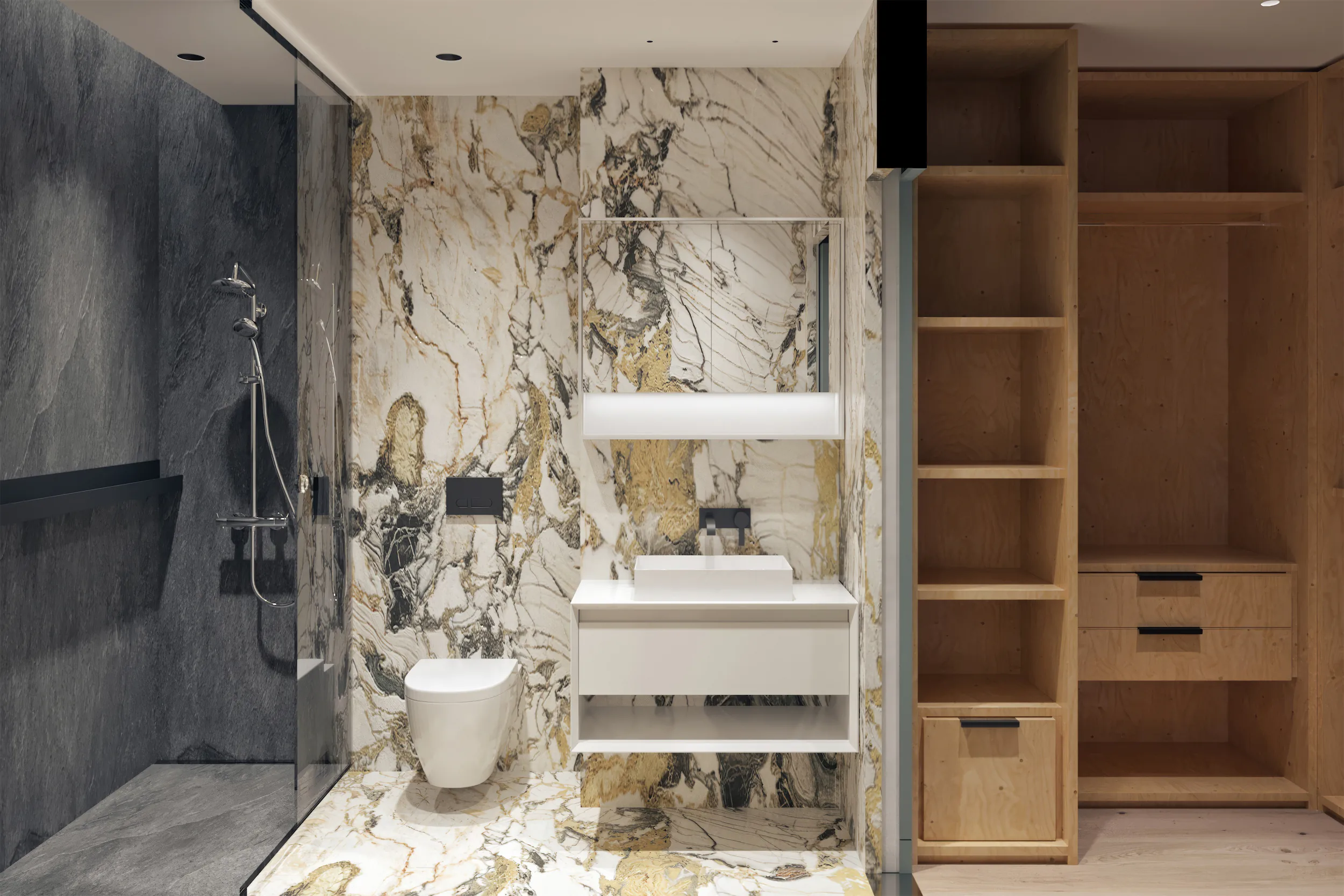 Квартира с библиотекой и кабинетом для режиссёра 12