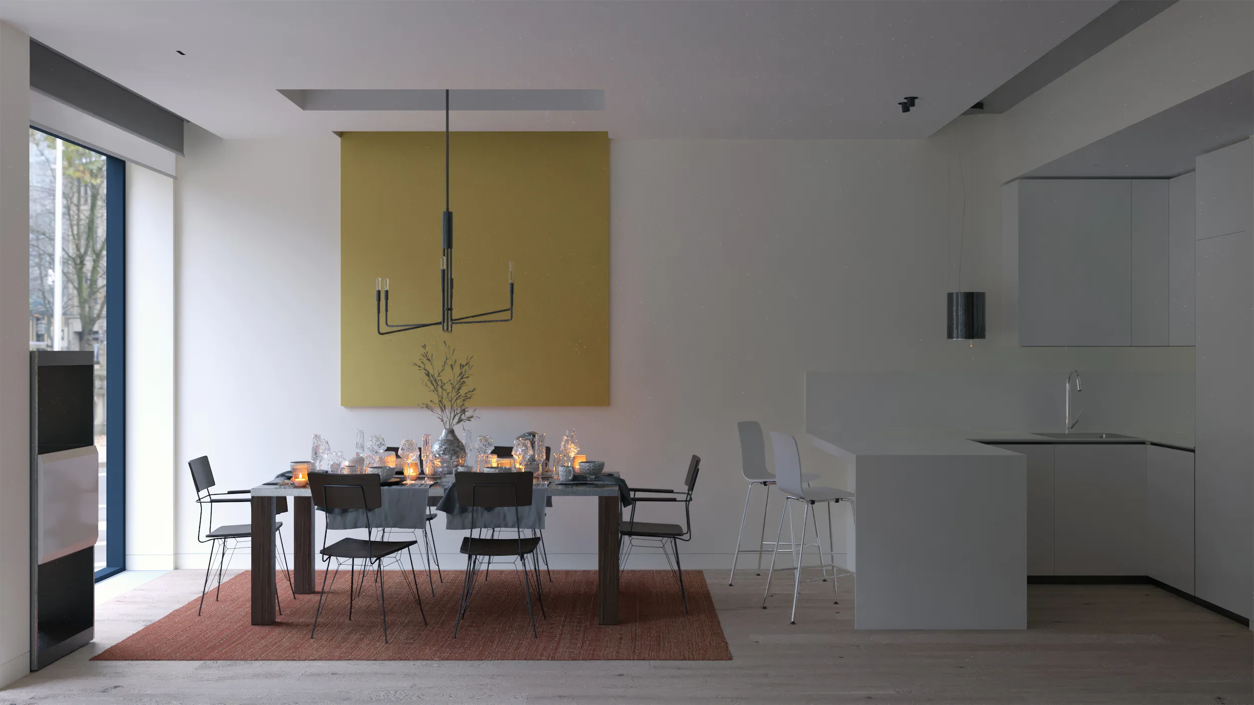 Квартира с библиотекой и кабинетом для режиссёра